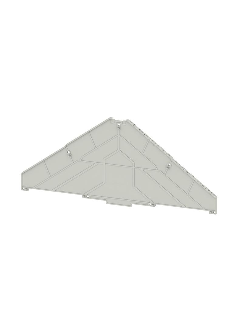 TW PRV16 0-15 Płyta separacyjna (terminal), opis 0-15, poziomo, 225 mm x 100 mm, szary /10szt./ 1230130000 WEIDMÜLLER