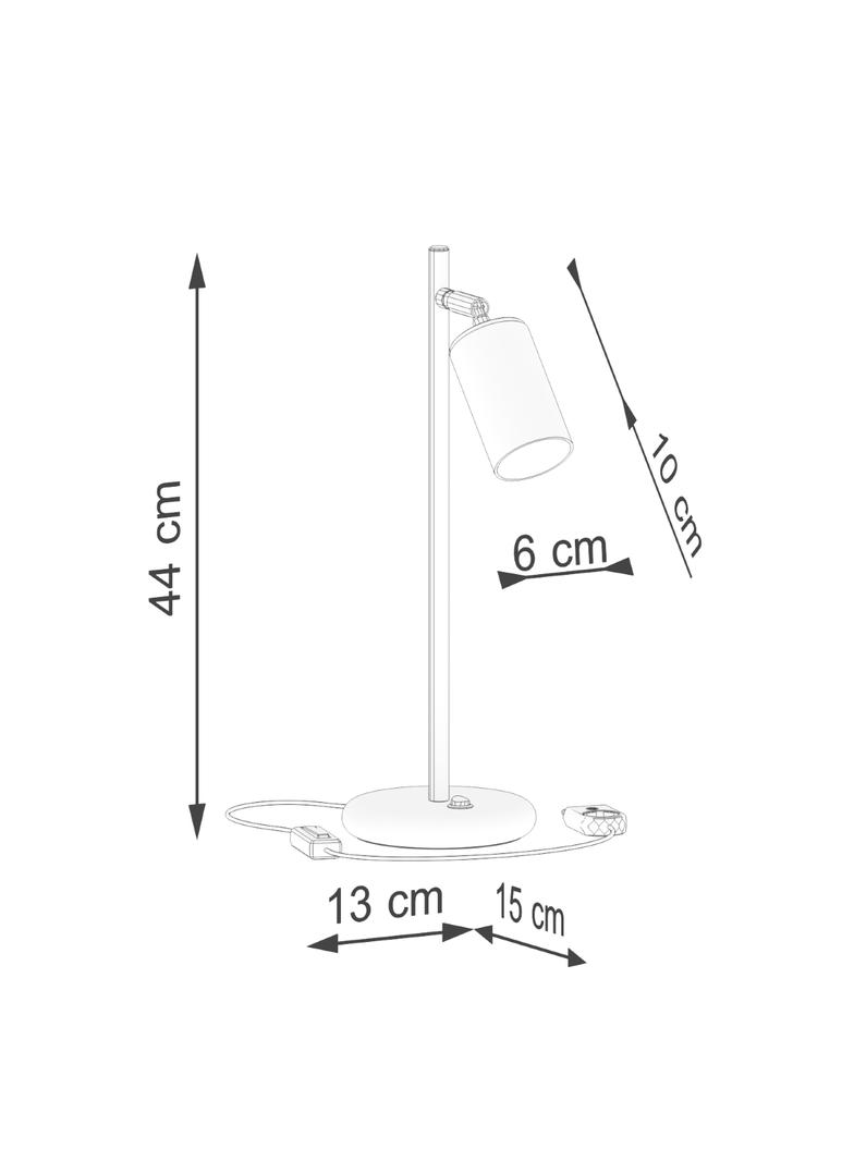 Lampa biurkowa WINX czarny/chrom
