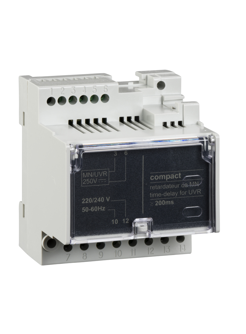 Moduł opóźniający do wyzwalacza, ComPacT NSX, /NSXm, opóźnienie 200ms, 220/240VAC 50/60Hz, zapasowa