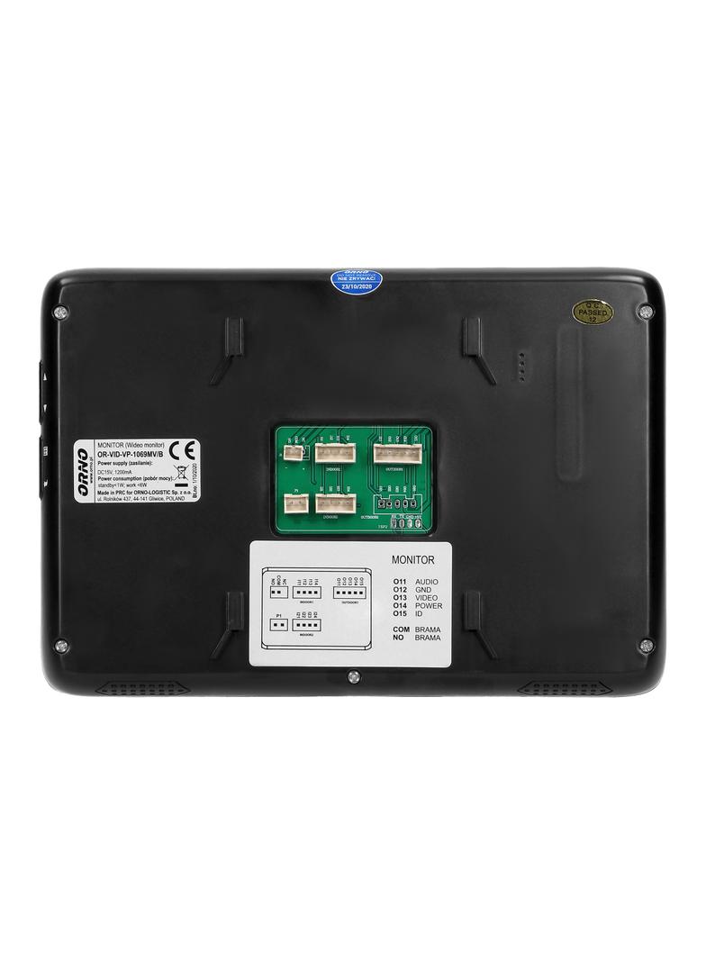 Zestaw wideodomofonowy bezsłuchawkowy kolor LCD 7" z czytnikiem breloków zbliżeniowych interkom OR-V