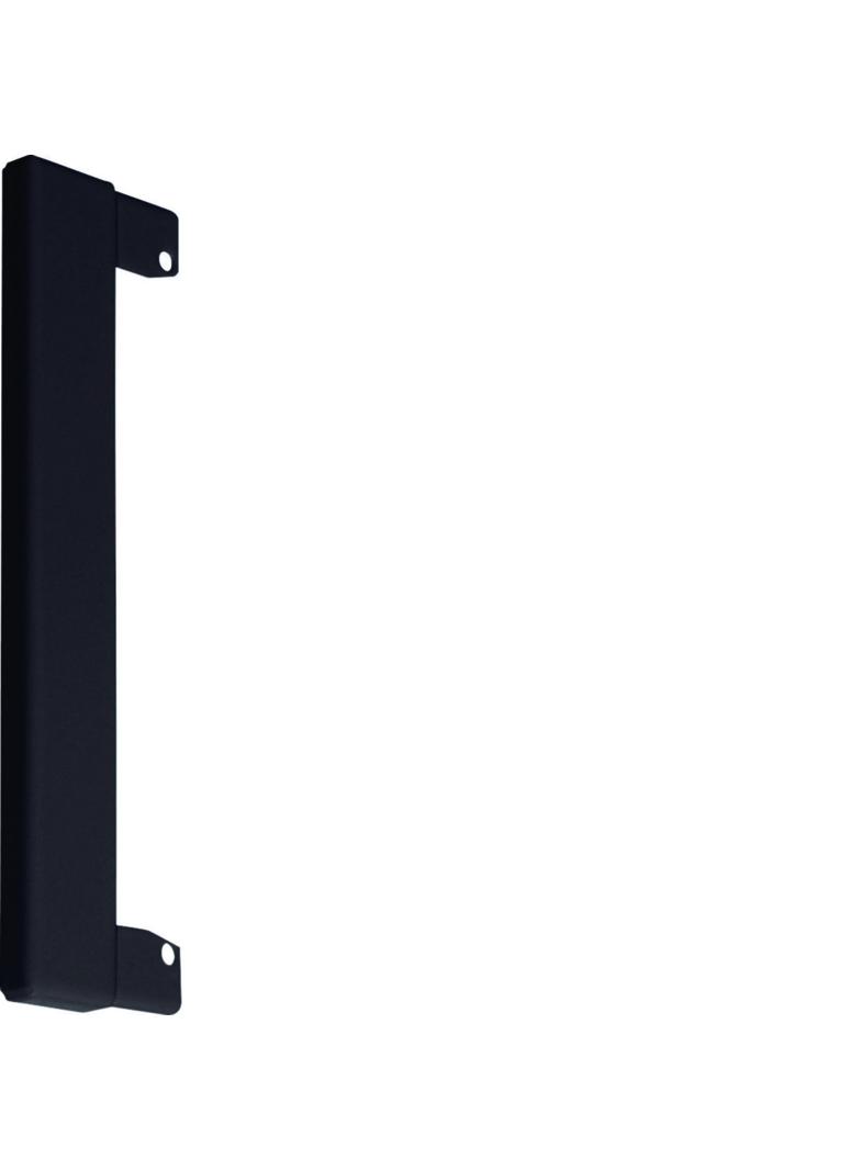 tehalit.BRN65/ BR65 Końcówka do przebicia w ścianie 65x210, czarny