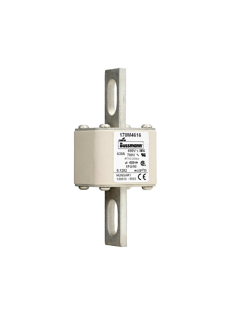 FUSE 630A 690V 1FU/90 AR UC Wkładka szybka 630A AC 690V rozmiar 1 53x69x136 mm aR IEC UL, 170M4616 E