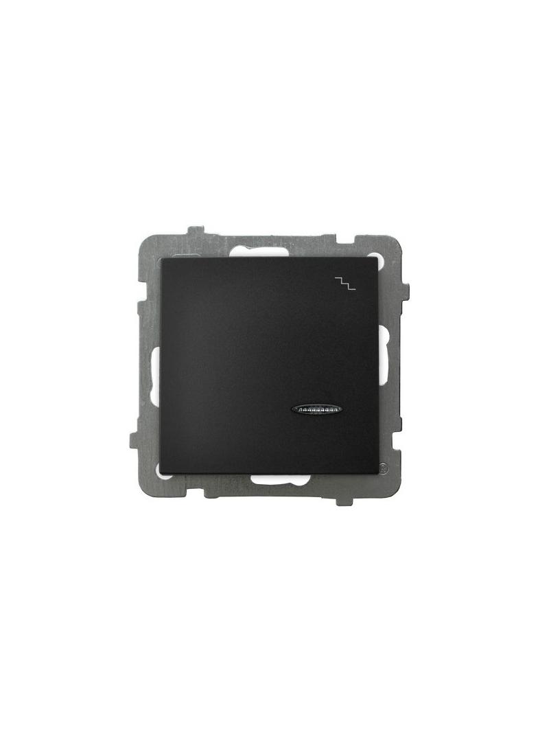 AS Łącznik schodowy z podświetleniem niebieskim - kolor czarny metalik