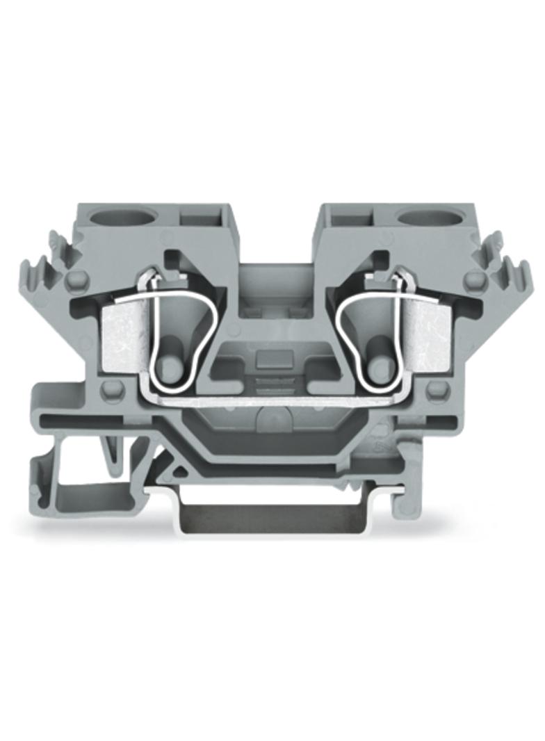 Złączka szynowa 2‑przewodowa 10mm2 niebieska 284‑604 /25szt./ WAGO