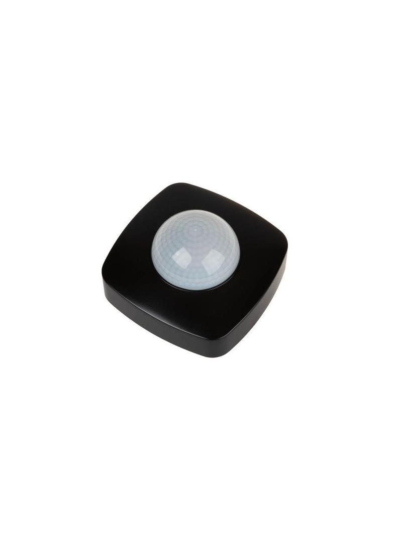 Czujnik ruchu PIR z funkcją obecności IP65 sufitowy 360° 10A 230V czarny F&F