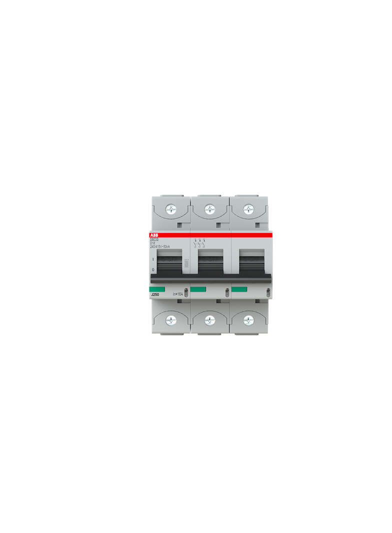 S803S-D16 Wyłącznik nadprądowy 50kA 3P D16A 2CCS863001R0161 ABB
