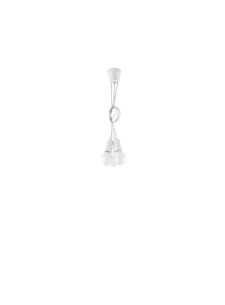 Sollux Lampa wisząca DIEGO 3 biała SL.0570