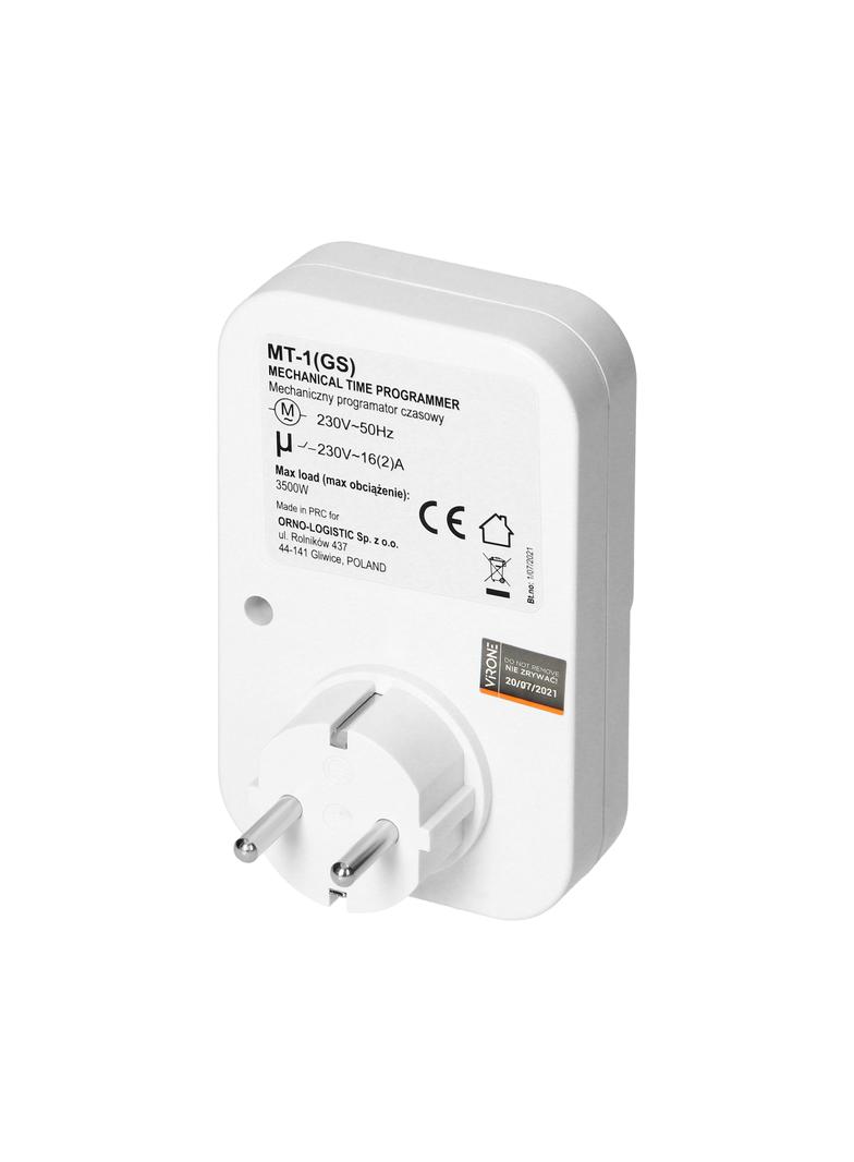 Programator czasowy mechaniczny Schuko MT-1(GS) ORNO