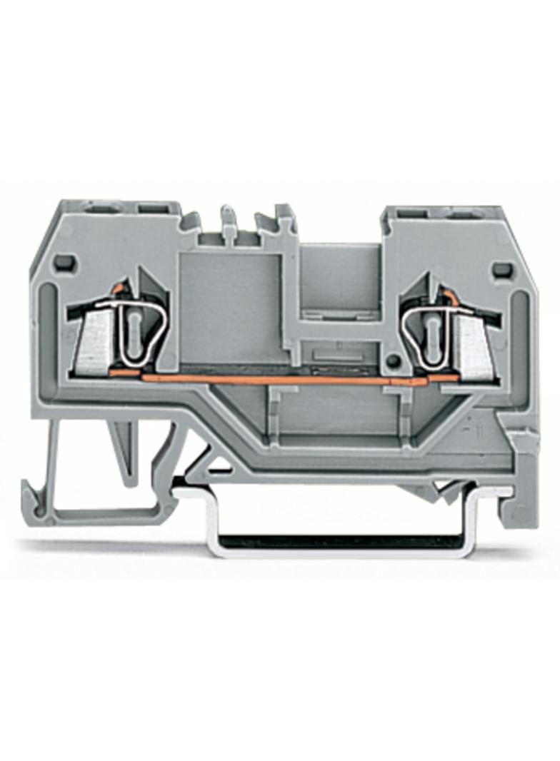 Złączka szynowa 2‑przewodowa 1,5mm2 czarna 279‑905 /100szt./ WAGO