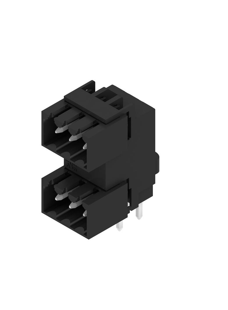 SLD 3.50/06/90G 4.5SN BK BX Wtyki PCB (złącza płyty), 3.50 mm, Liczba biegunów: 6, kąt odejścia: 90° /50szt./ 1634280000 WEIDMÜLLER