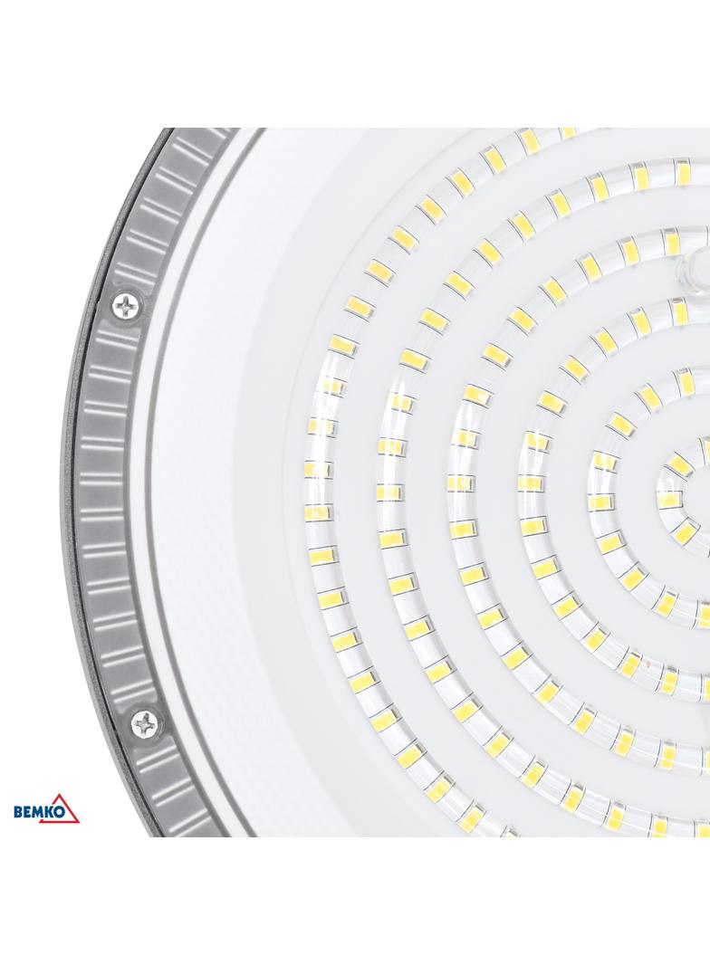 HIGHBAY LED GAMPER 150W 4000K 15000LM CRI80 IP65 90° SZARY