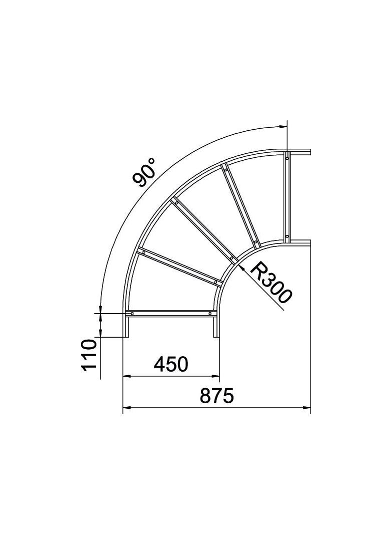 SLB 90 1145R3 FT Łuk 90°