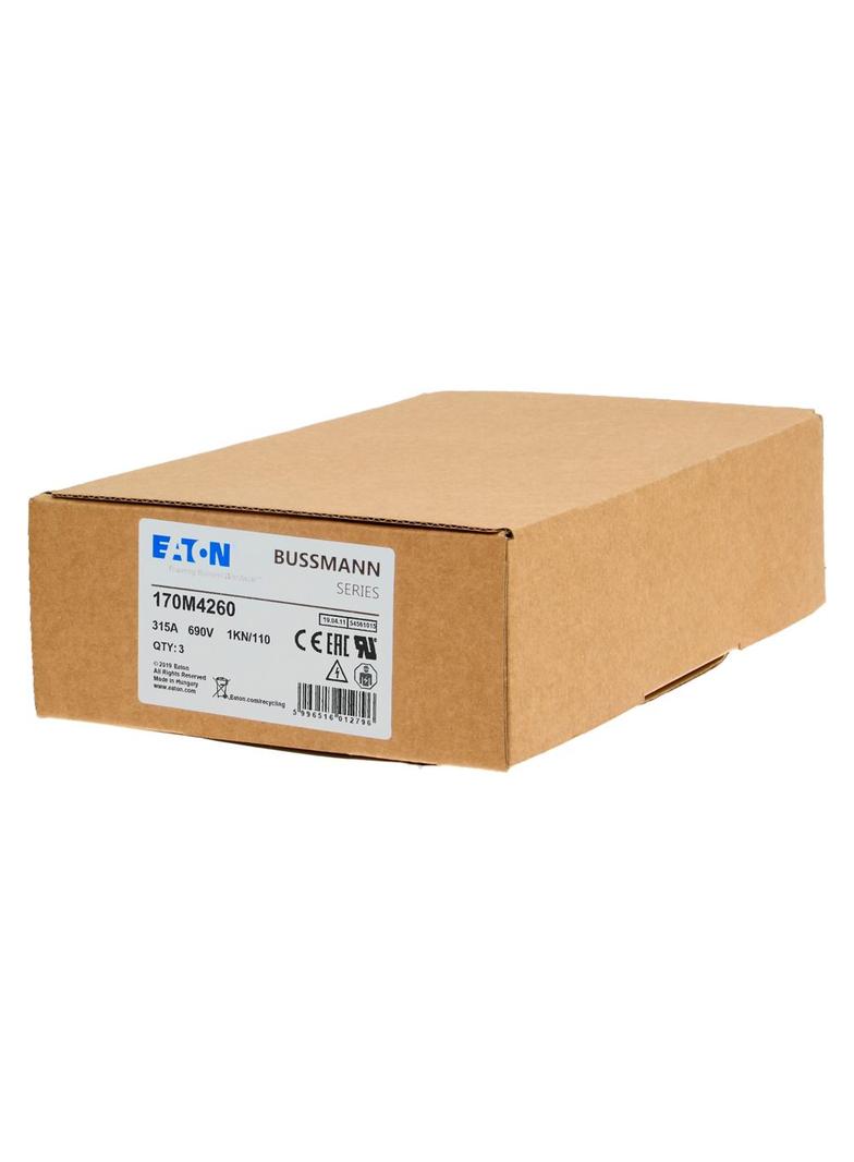 315A 690V 1KN/110 aR INDICATOR FUSE Wkładka szybka 315A AC 690V DIN 1 53x69x138 mm aR DI 170M4260 EA