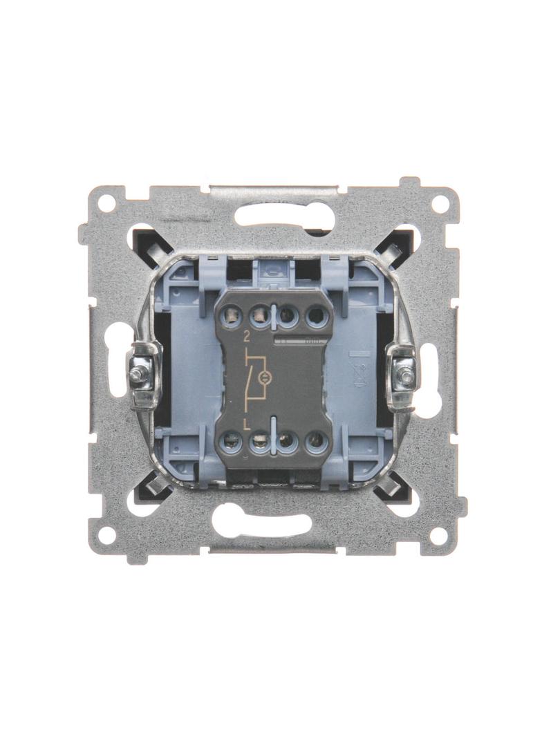 Simon 54 Łącznik jednobiegunowy z podświetleniem LED 16A 250V zaciski śrubowe antracyt DW1AL.01/48 KONTAKT