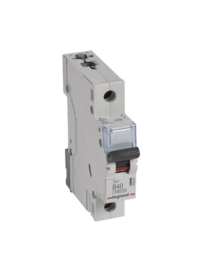 Wyłącznik Nadprądowy 1P B40A 6kA AC S301 TX3 403361 LEGRAND