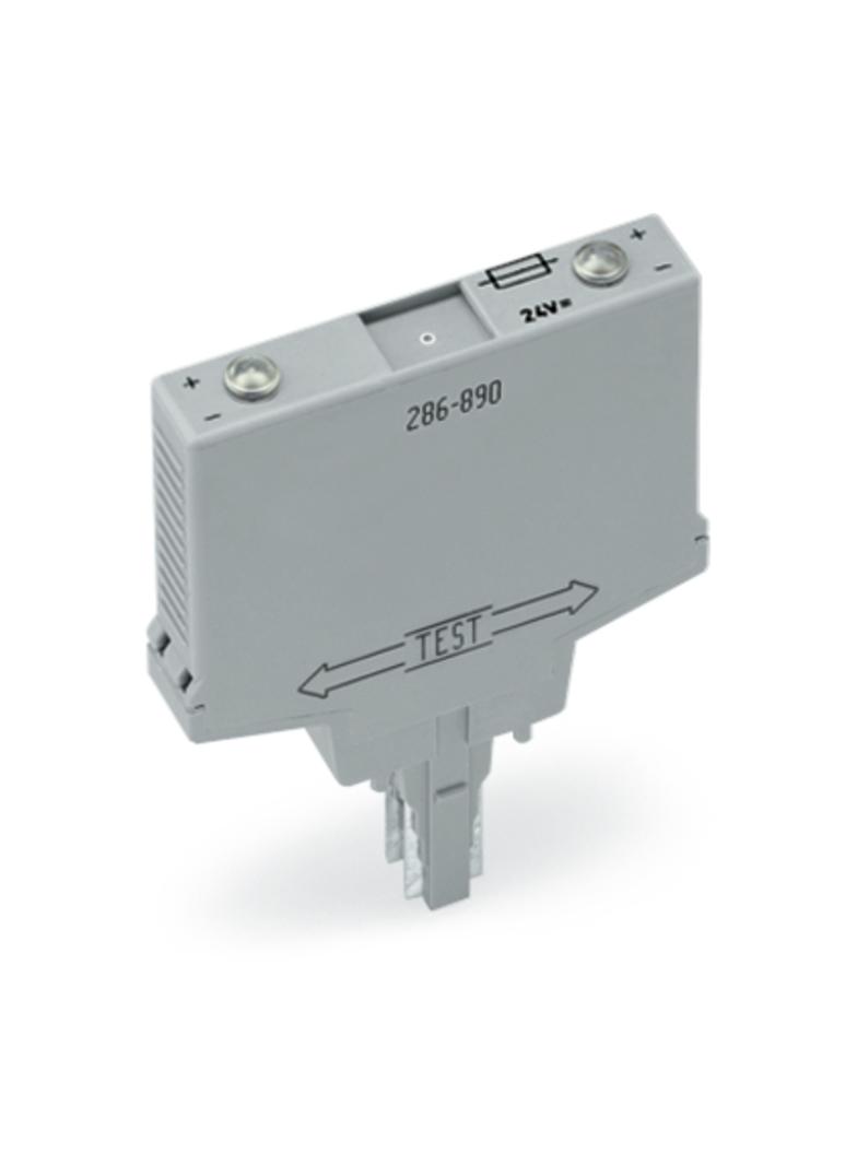 moduł bezpiecznikowy AC/DC 10mm LED 24V AC/DC WAGO