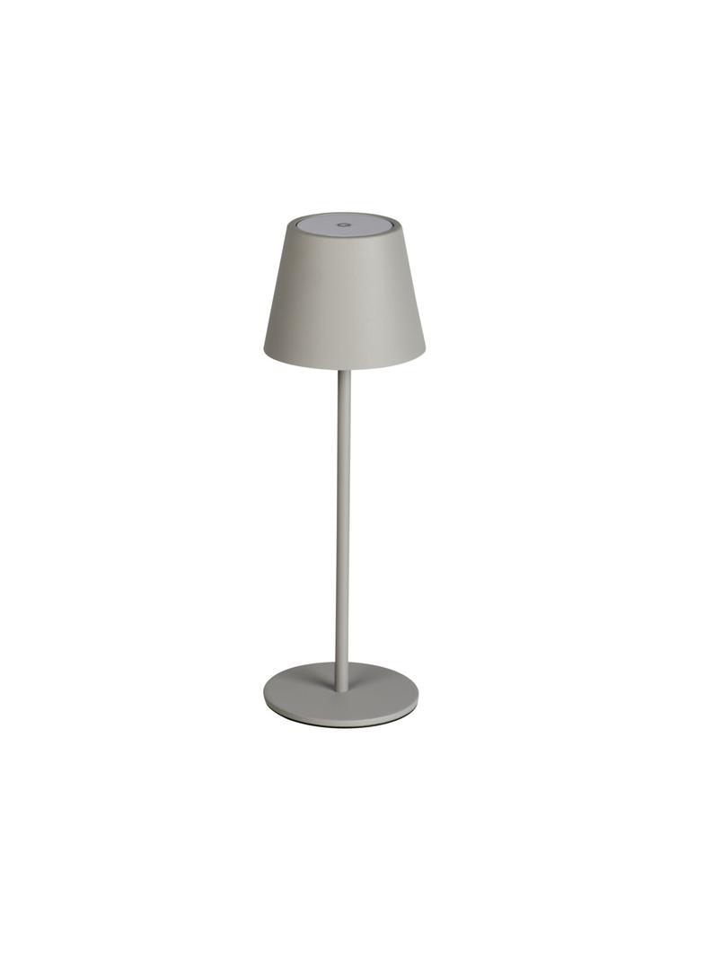 INITA LED IP54 GR Lampka stołowa bezprzewodowa INITA LED IP54 GR barwa ciepłobiała 3000K max 138Lm k 36326 KANLUX