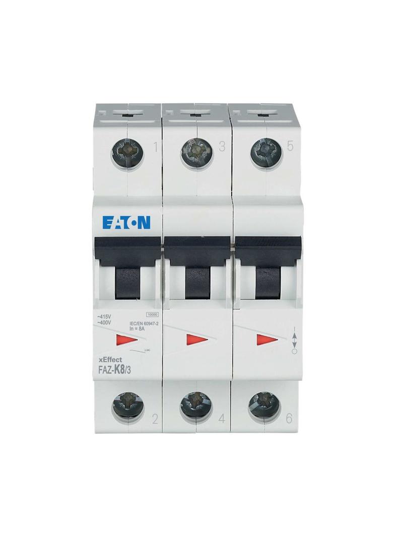 FAZ-K8/3 Wyłącznik nadprądowy 10kA K8A 3P 278908 EATON