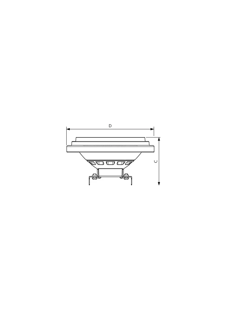 Żarówka LED ściemnialna 14,8W=75W 875lm 3000K barwa ciepła ExpertColor 14,8-75W 930 AR111 45st. 5 la