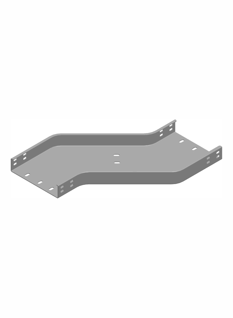 Obejście poziome prawe 50x50mm Grubość 2,00 mm OPZZC50H50 353505 BAKS