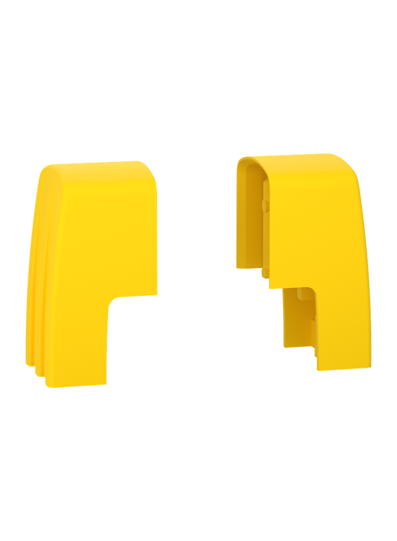 Osłona boczna Acti9 do szyny sztyftowej A9XPE210 2-biegunowa zestaw 10 sztuk