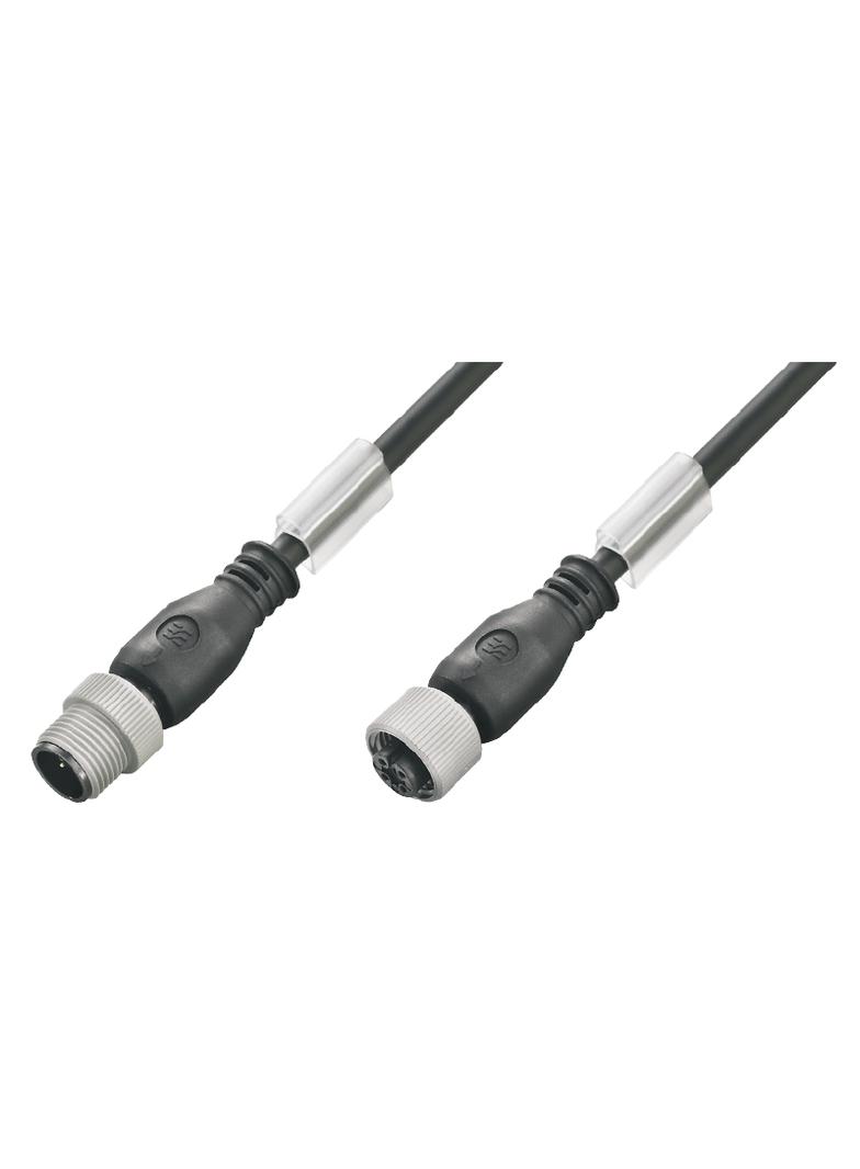 SAIP-M12GM12G-2/4-1.5U Przewód czujnika-siłownika (zmontowany), Kabel połączeniowy, M12 / M12, Liczba biegunów: 3, Długość kabla: 1.5 m, złącze męskie, proste - złącze żeńsk /1sz 1150610150 WEIDMÜLLER