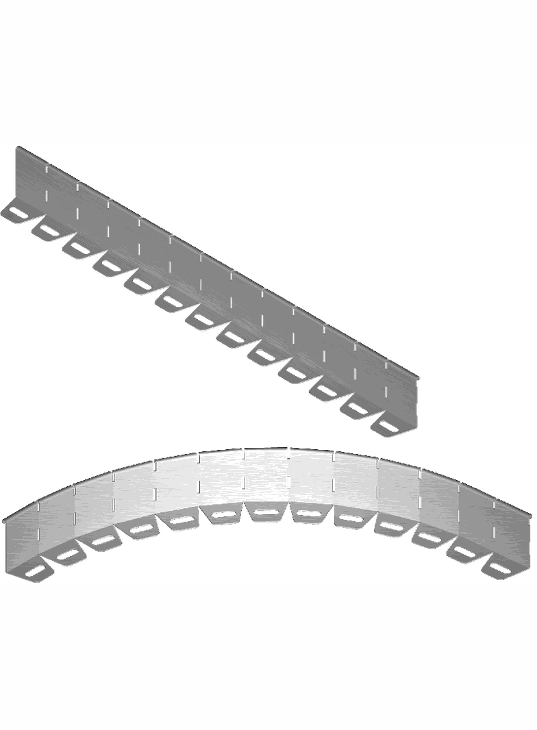 PGK60/1 Przegroda kolanka 1,0 mm