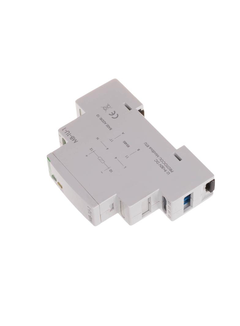 Przetwornik pomiaru napięcia jednofazowy z wyjściem MODBUS RTU MAX-MB-1U-1 F&F
