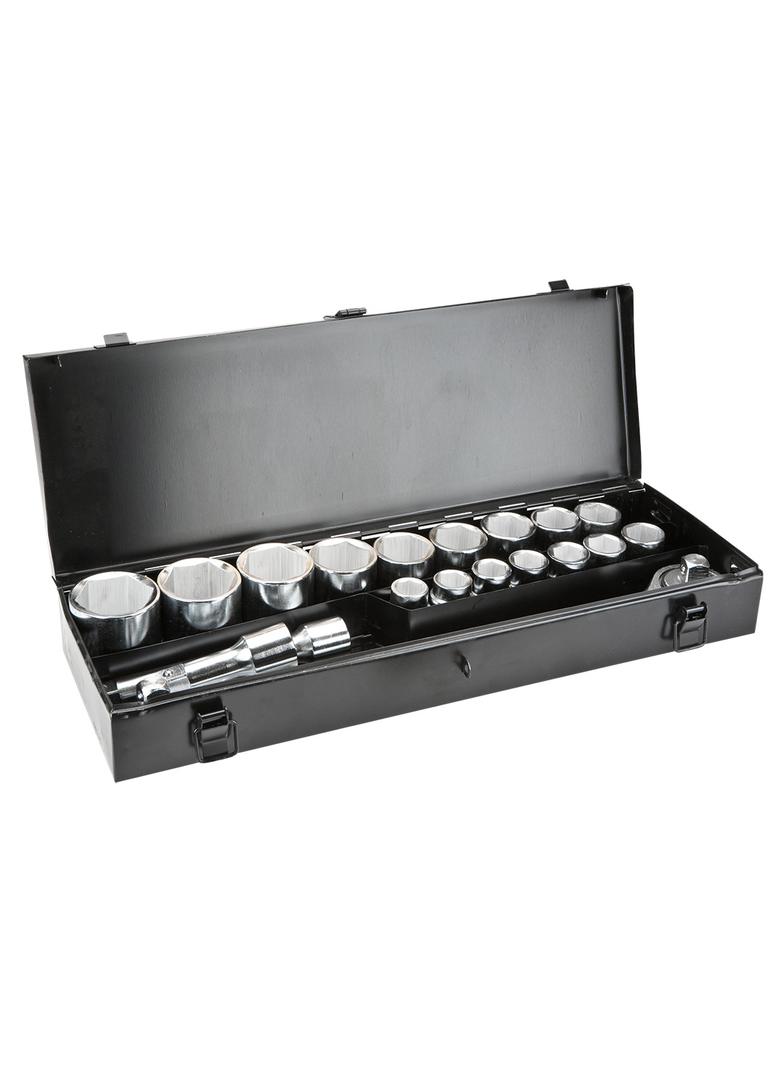 Klucze nasadowe 3/4", zestaw 20 szt.