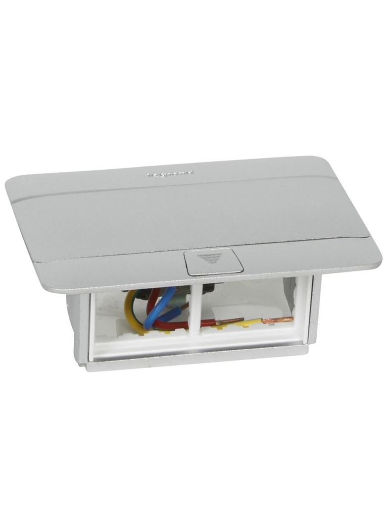 MINIPUSZKA POP-UP DO WYPOSAŻENIA, 4 MODUŁY, ALUMINIUM, Legrand