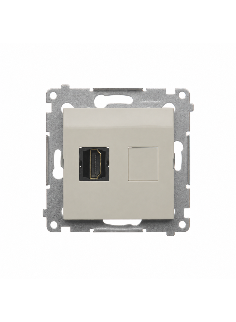 Simon 54 Gniazdo HDMI pojedyncze kaszmir mat DGHDMI.01/42