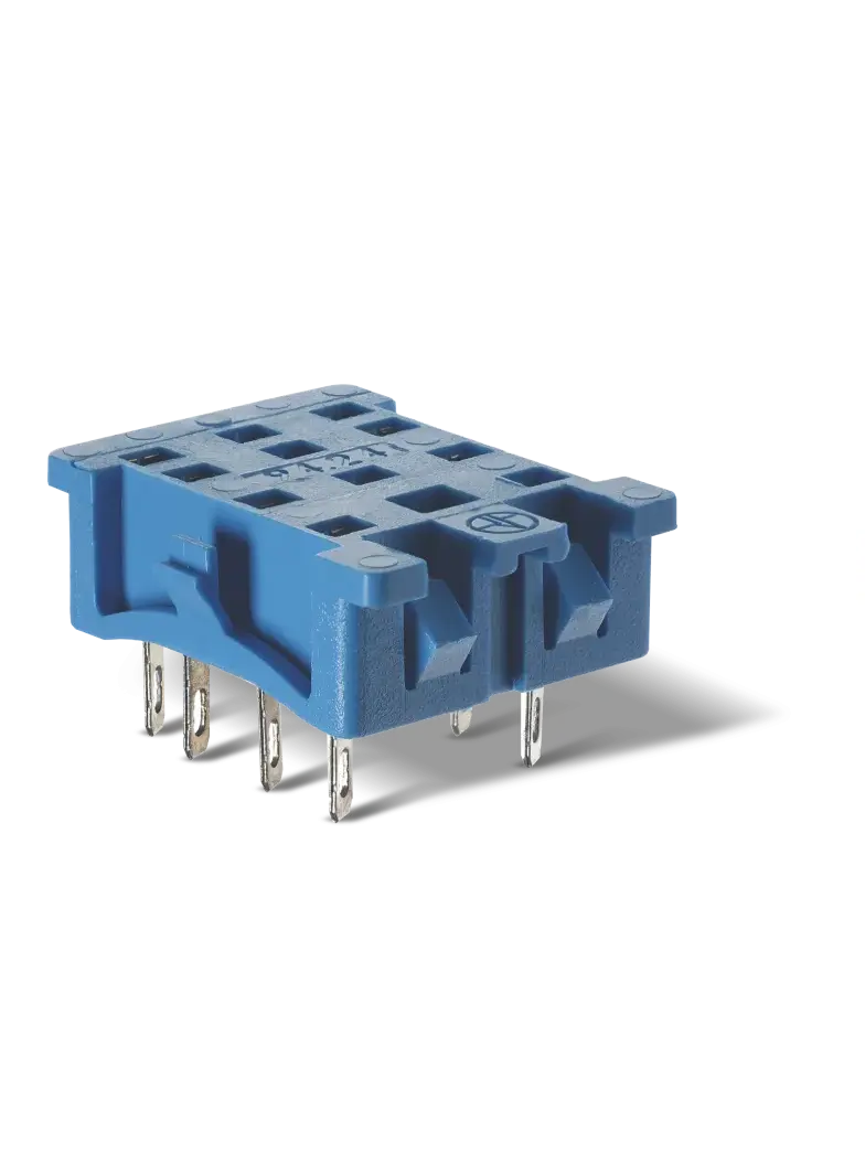 Gniazdo do przekaźników serii 55.32; 55.34; do lutowania