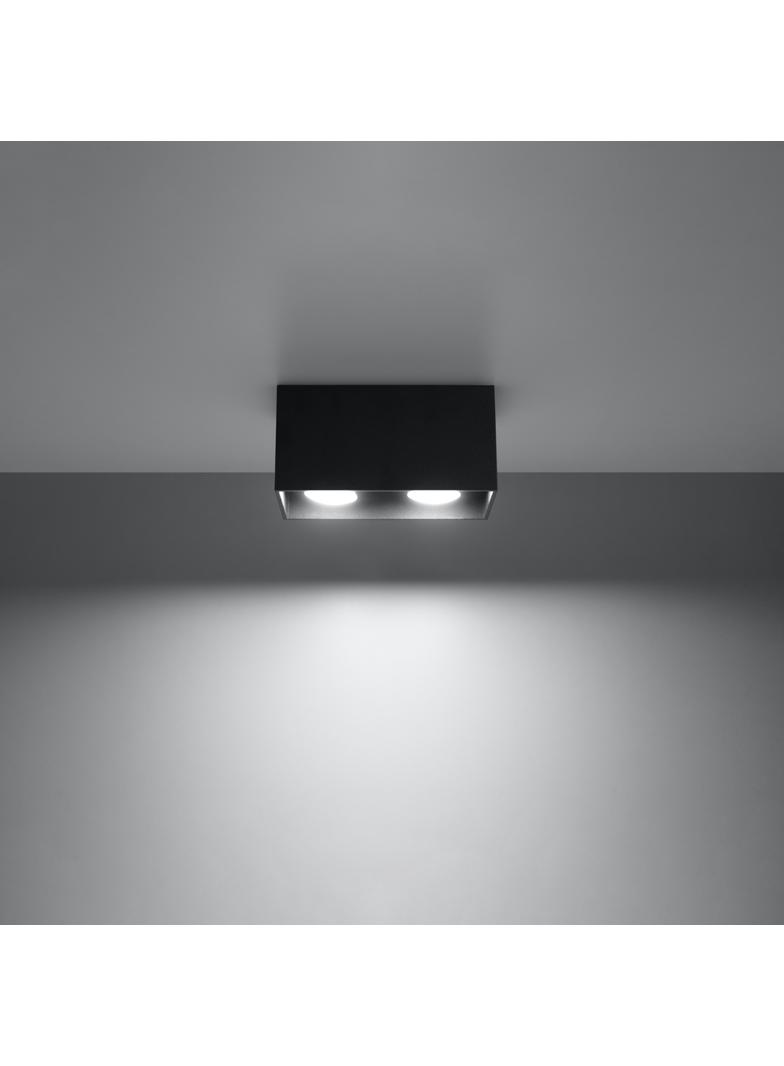 Sollux Plafon QUAD MAXI czarny SL.0381