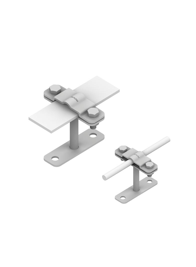 Uchwyt na płytce stal.Z-śruba H=5cm przykręc./OG/