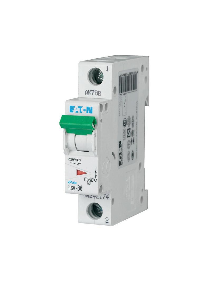 PLSM-B6-MW Wyłącznik nadprądowy 10kA B6A 1P 242174 EATON