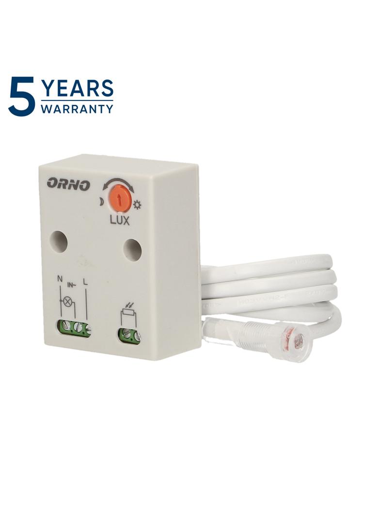 Czujnik zmierzchowy z hermetyczną zewnętrzną sondą IP65 2300W OR-CR-233 ORNO