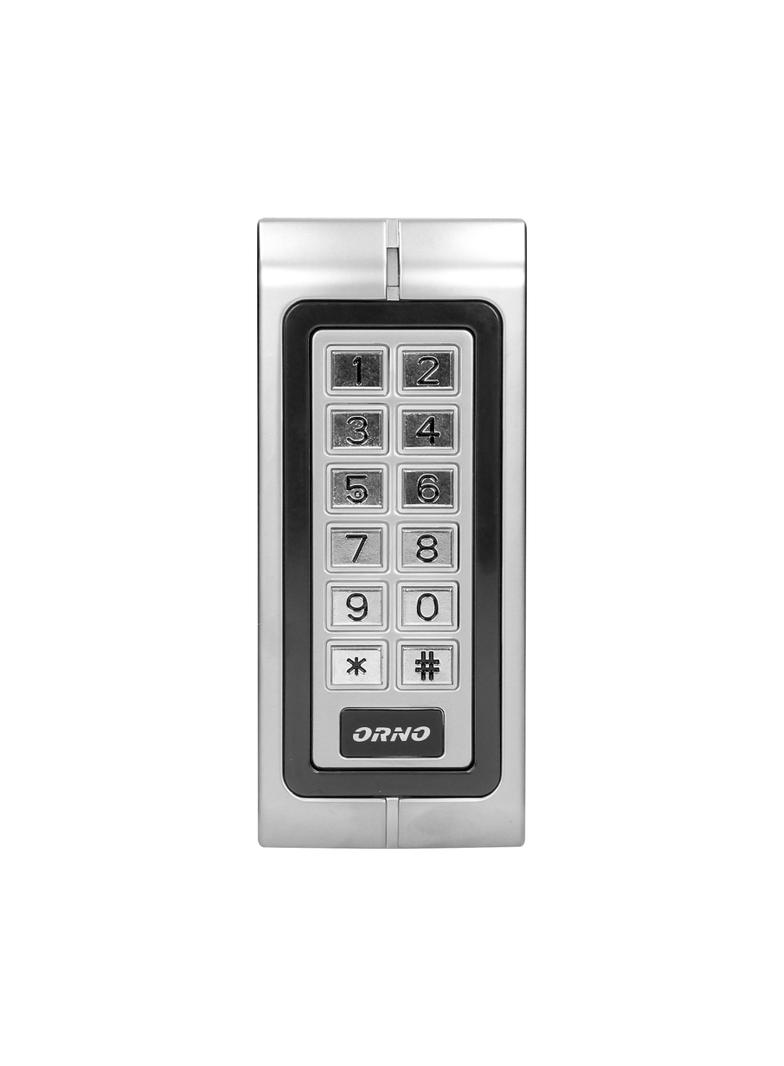 Zamek szyfrowy wąski z czytnikiem kart i breloków zbliżeniowych IP44 1 przekaźnik 3A wymiary 12 OR-Z