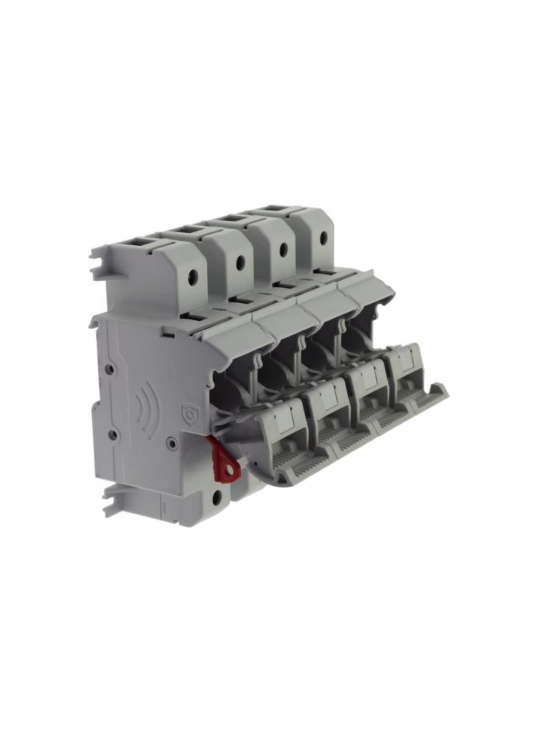 4 Pole 22x58 MFH Podstawa wkładki cylindrycznej 22x58 4P 125A 690VAC CH224DU EATON