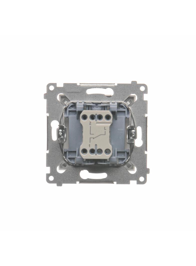 Simon 54 Łącznik schodowy bez piktogramu 10A 250V szybkozłączka złoty mat DW6.01/X/44 KONTAKT