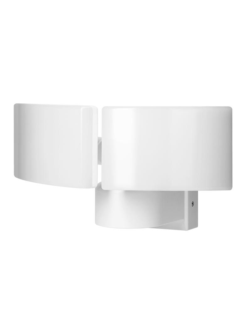 TOS DUO LED 2x20W podwójny naświetlacz ogrodowy, 2x1600lm IP65 4000K neutralna biel biały AD-NL-6603WL4 ORNO