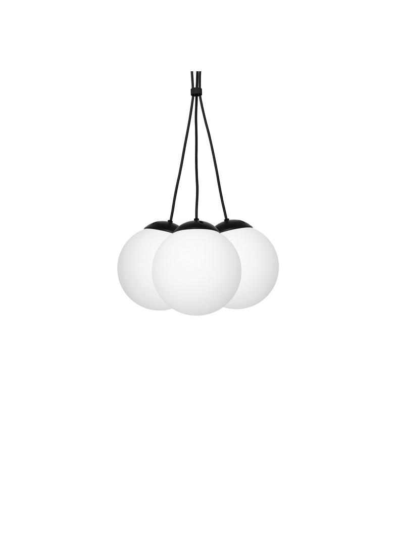 Milagro lampa wisząca Lima 3xE14 czarno/biała MLP6523