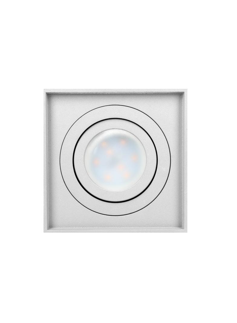 CAROLIN DLS GU10 downlight max 35W, IP20, kwadrat, biały AD-OD-6145WGU10 ORNO