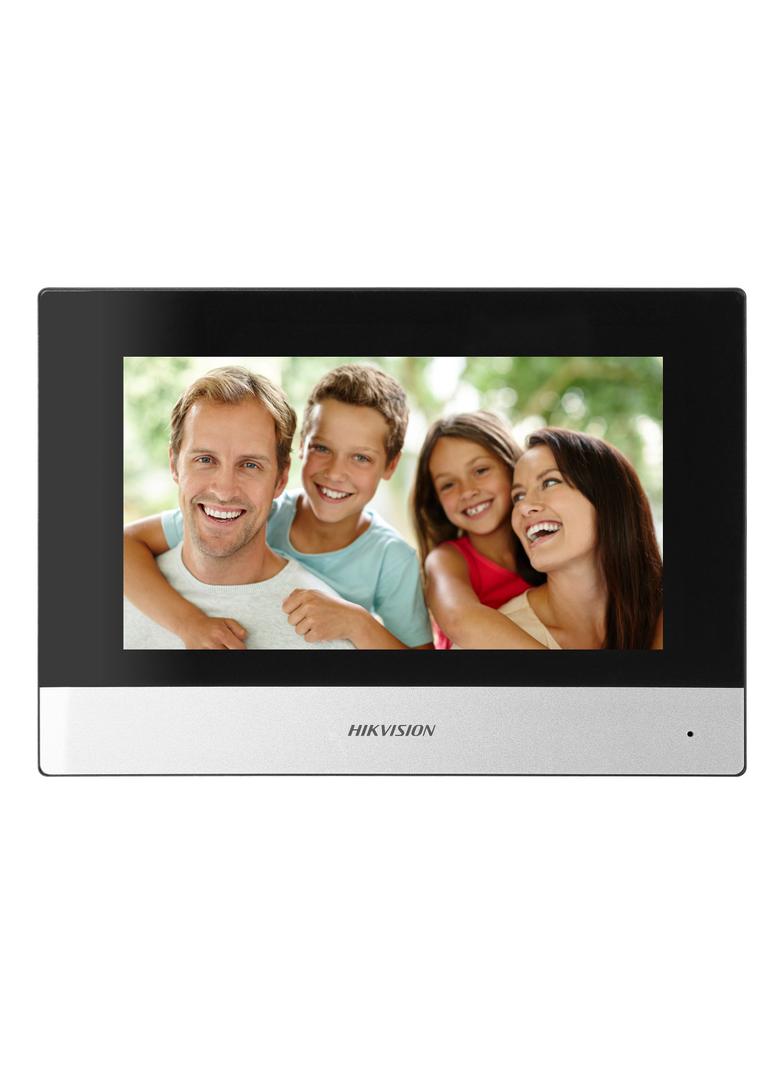 HIKVISION DS-KIS703Y-P zestaw wideodomofonowy jednorodzinny, 2-żyłowy, 7",WI-FI, Full HD, montaż nat