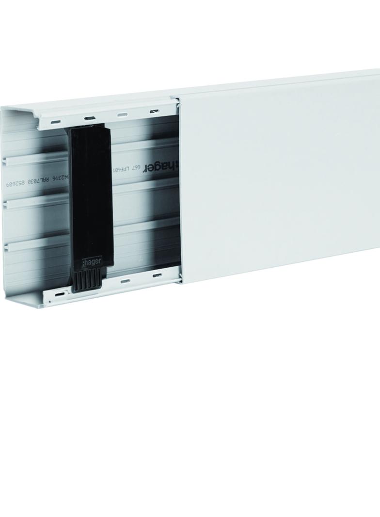 tehalit.LFF Kanał z łącznikami, 40x110mm, biały LFF4011009016 HAGER