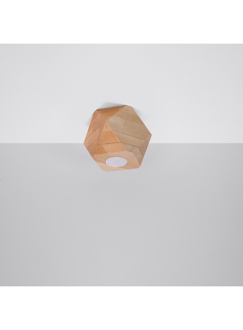 Sollux Plafon WOODY 1 naturalne drewno SL.1009