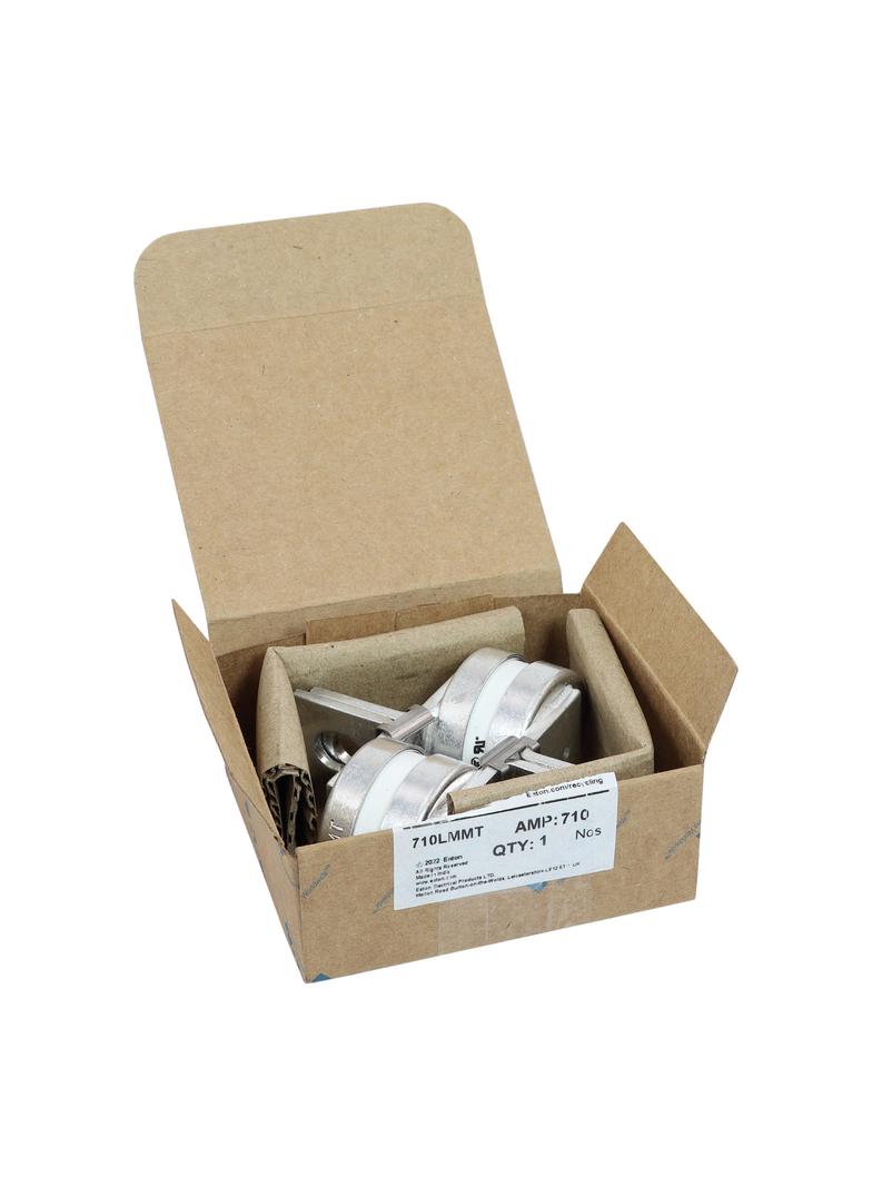 710AMP 240V AC BS88 HIGH SPEED TWIN FUSE Wkładka szybka 710A AC 240V DC 150V BS88 83x84 mm 710LMMT E