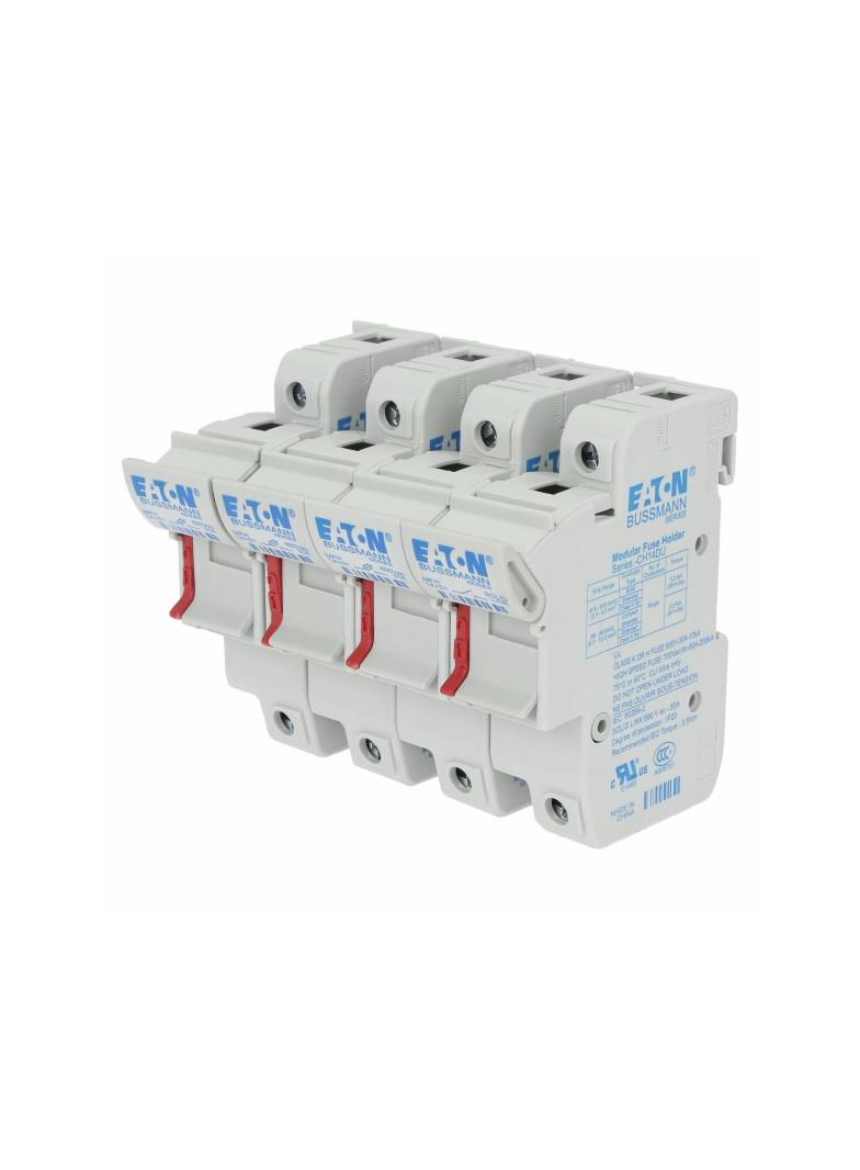 3 Pole 14x51 MFH Neon Indicator and Neut Podstawa wkł. cyl. 14x51 3p+1N 50A 690 Vac wskaźnik CH143DN