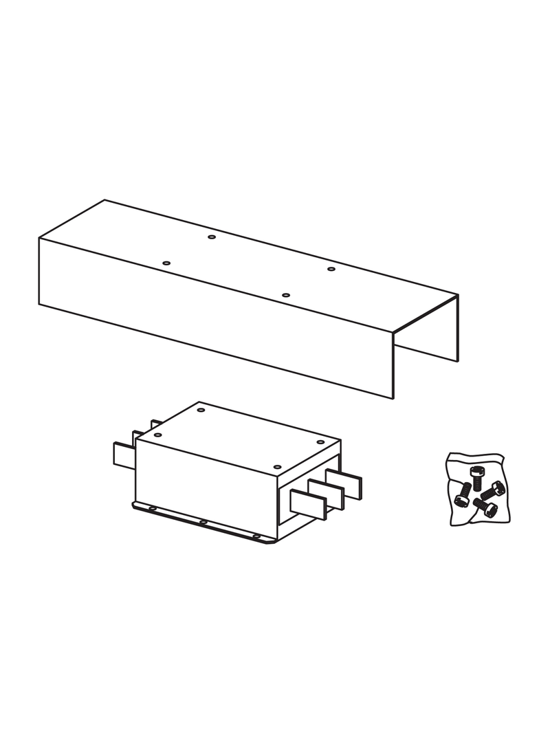 Akcesoria VW3A Filtr EMC 3 fazowe 200/240VAC, 380/500VAC 50/60Hz 336/546A IP00