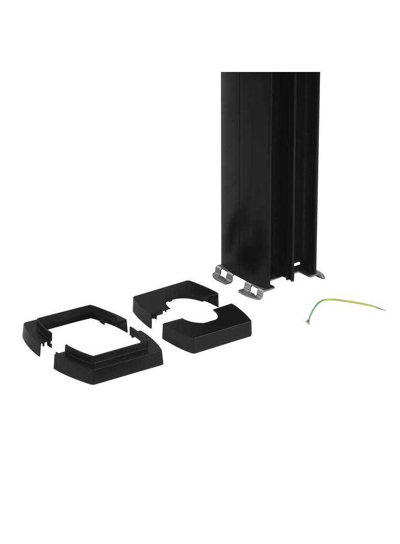 Kolumna 4-komorowa 3,3m, czarna, Legrand