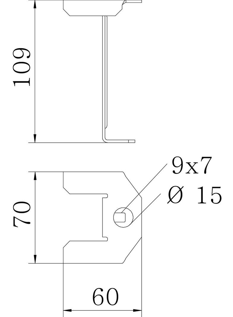 DST110 BKRS FS, Podpora pokrywy